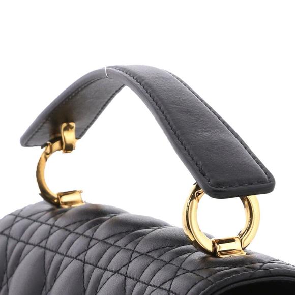 Christian Dior Jolie Top Handle Bag Small Black - Picture 3 of 8